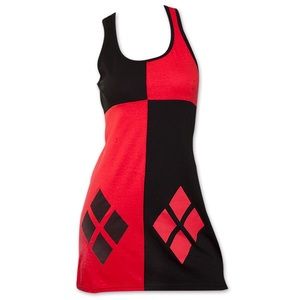 Harley Quinn Tank Top Mini Dress